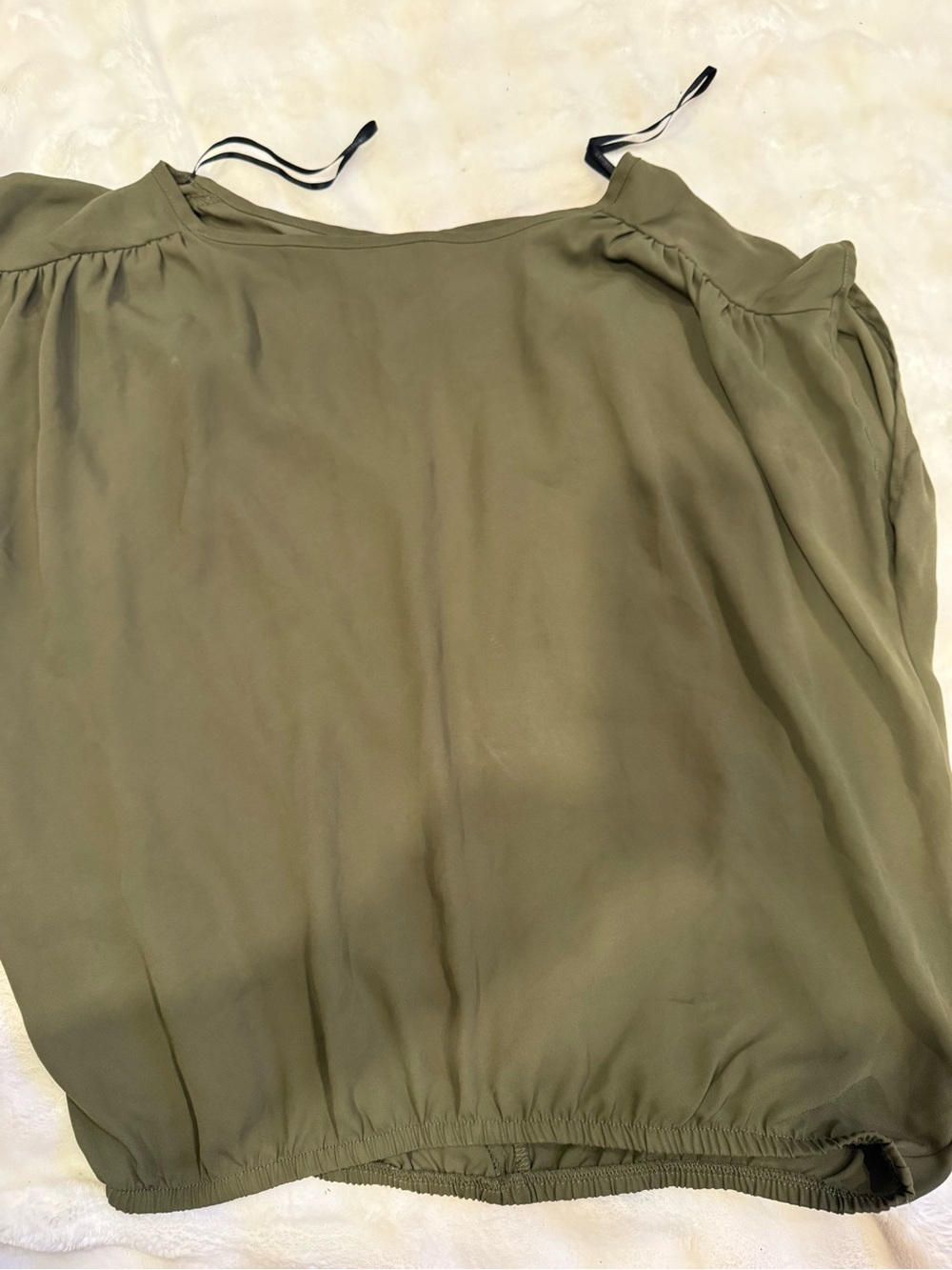 Forever 21 Olive Green Spaghetti-Strap Camisole